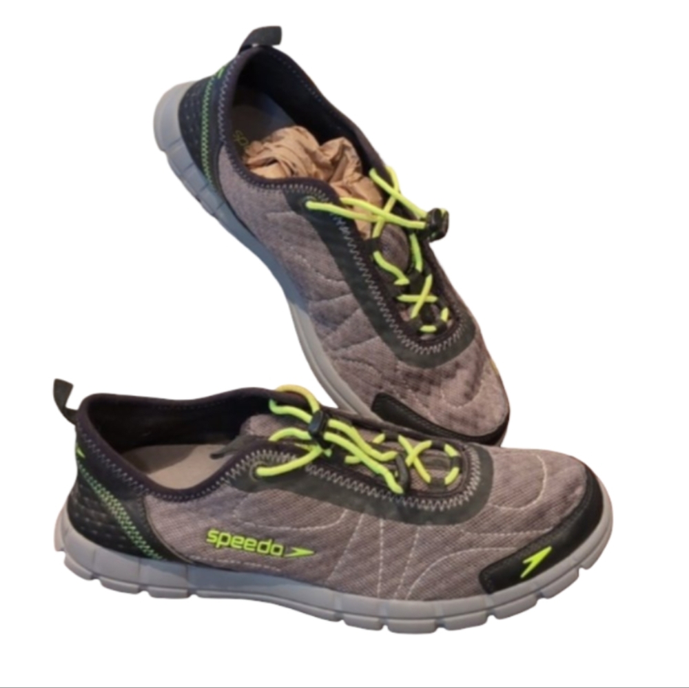 Speedo Water Shoes Lightweight Swim Shoes Runners Hiking Gray Men's 11